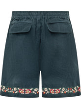 FOUND - Floral Shorts - Blue - LIDIASHOPPING® - Official Website