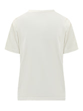 LA FEMME - Short Sleeve Crewneck T-shirt - White - LIDIASHOPPING® - Official Website