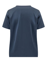 LA FEMME - Satin Crewneck T-shirt - - LIDIASHOPPING® - Official Website