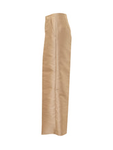 LA FEMME - Pantaloni Palazzo Mikado - Oro - LIDIASHOPPING® - Official Website