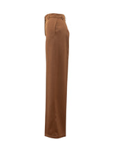 LA FEMME - Pantaloni Palazzo - Marrone - LIDIASHOPPING® - Official Website