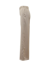 LA FEMME - Wide Leg Creased Pants - Grey - LIDIASHOPPING® - Official Website