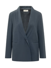 MONTEDORO - Giacca con Collo a Scialle - Blu - LIDIASHOPPING® - Official Website