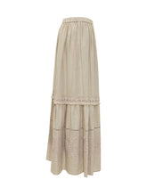 WEEKEND by MAX MARA - Gonna con Balze e Ricami - Beige - LIDIASHOPPING® - Official Website