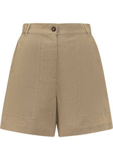 WEEKEND by MAX MARA - Shorts con Tasche e Chiusura Frontale - Marrone - LIDIASHOPPING® - Official Website