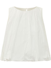 WEEKEND MAX MARA - Sleeveless Top with Wide Silhouette - White - LIDIASHOPPING® - Official Website