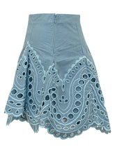 CHARO RUIZ IBIZA - Gonna Corta Sail con Ricamo - Blu | Lidia Shopping | Official Website