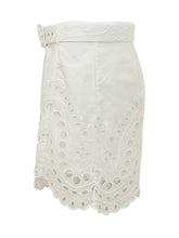 CHARO RUIZ IBIZA - Dune Shorts with Broderie Details - White - LIDIASHOPPING® - Official Website