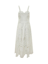 CHARO RUIZ IBIZA - Solace Long Dress with Embroidery - White - LIDIASHOPPING® - Official Website
