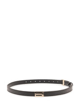 VICTORIA BECKHAM - Dorian Belt with Buckle - Black - LIDIASHOPPING® - Official Website