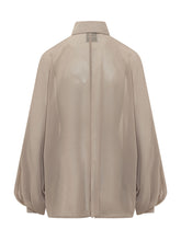 LA FEMME - Camicia Trasparente con Bottoni - Beige - LIDIASHOPPING® - Official Website