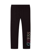 GUESS KIDS - Leggings con Logo Applicato - Nero - LIDIASHOPPING® - Official Website