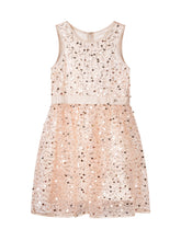 GUESS KIDS - Sleeveless Sequin Dress - Beige - LIDIASHOPPING® - Official Website