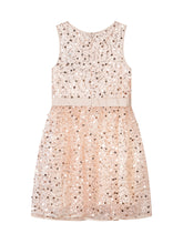 GUESS KIDS - Sleeveless Sequin Dress - Beige - LIDIASHOPPING® - Official Website