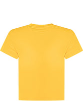 GUESS KIDS - T-shirt with Graphic Print and Lettering - Yellow - LIDIASHOPPING® - Official Website