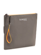 SUNDEK - Pochette con Logo e Chiusura Zip - - LIDIASHOPPING® - Official Website