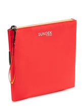 SUNDEK - Pouch with Logo and Zip Closure - Red - LIDIASHOPPING® - Official Website