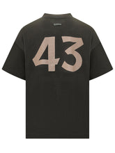 FEAR OF GOD - Short Sleeve T-shirt with Front Logo Print - Black - LIDIASHOPPING® - Official Website