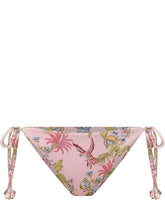 SUNDEK - Slip Bikini Anita con Laccetti e Stampa - Rosa - LIDIASHOPPING® - Official Website