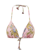 SUNDEK - Top Bikini Jennifer a Triangolo con Laccetti e Stampa - Rosa - LIDIASHOPPING® - Official Website