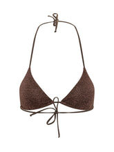 SUNDEK - Top Bikini Jennifer a Triangolo con Laccetti - Marrone - LIDIASHOPPING® - Official Website