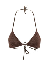 SUNDEK - Top Bikini Jennifer a Triangolo con Laccetti - Marrone - LIDIASHOPPING® - Official Website