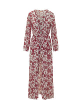 SUNDEK - Abito Lungo con Stampa Floreale - Rosso - LIDIASHOPPING® - Official Website