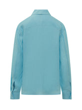 SUNDEK - Camicia con Colletto e Tasca Applicata - Blu - LIDIASHOPPING® - Official Website