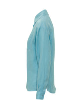 SUNDEK - Camicia con Colletto e Tasca Applicata - Blu - LIDIASHOPPING® - Official Website