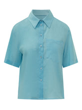 SUNDEK - Camicia con Colletto e Tasca Applicata - Blu - LIDIASHOPPING® - Official Website