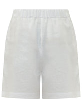 SUNDEK - Shorts with Elastic Waist and Patch Pockets - White - LIDIASHOPPING® - Official Website