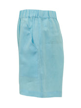 SUNDEK - Shorts with Elastic Waist and Patch Pockets - Blue - LIDIASHOPPING® - Official Website