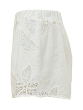 SUNDEK - Shorts with Floral Embroidery - White - LIDIASHOPPING® - Official Website