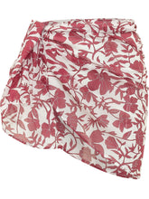 SUNDEK - Pareo Corto con Stampa Floreale - Rosso - LIDIASHOPPING® - Official Website