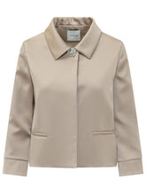 LA FEMME - Giacca con Colletto e Chiusura Gioiello - Grigio - LIDIASHOPPING® - Official Website