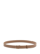 VICTORIA BECKHAM - Belt with Rounded Buckle - Grey - LIDIASHOPPING® - Official Website