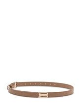 VICTORIA BECKHAM - Belt with Rounded Buckle - Grey - LIDIASHOPPING® - Official Website