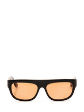 RETROSUPERFUTURE - Sunglasses Serioso Refined with Rectangular Frame - Black - LIDIASHOPPING® - Official Website