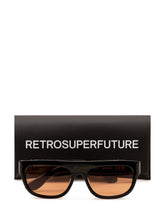 RETROSUPERFUTURE - Sunglasses Serioso Refined with Rectangular Frame - Black - LIDIASHOPPING® - Official Website
