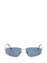 RETROSUPERFUTURE - Occhiali da Sole Isedra Graffiato con Montatura Squadrata - Argento - LIDIASHOPPING® - Official Website