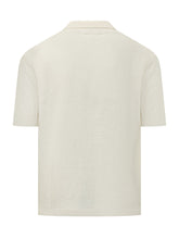 ATOMO FACTORY - Camicia in Maglia con Colletto e Bottoni - Bianco - LIDIASHOPPING® - Official Website