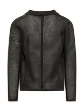 ATOMO FACTORY - Mesh Perforated Cardigan with Pockets - - LIDIASHOPPING® - Official Website