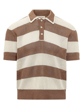 ATOMO FACTORY - Polo Traforata con Colletto e Bottoni - - LIDIASHOPPING® - Official Website
