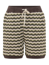 ATOMO FACTORY - Knit Bermuda with Wave Pattern - Multicolor - LIDIASHOPPING® - Official Website