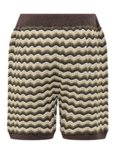 ATOMO FACTORY - Knit Bermuda with Wave Pattern - Multicolor - LIDIASHOPPING® - Official Website