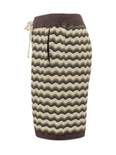 ATOMO FACTORY - Knit Bermuda with Wave Pattern - Multicolor - LIDIASHOPPING® - Official Website