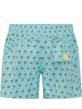 SUNDEK - Boardshort con Stampa Palme - Blu - LIDIASHOPPING® - Official Website