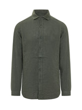 SUNDEK - Long Sleeve Shirt with Collar and Buttons - Green - LIDIASHOPPING® - Official Website