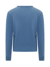 POLO RALPH LAUREN - Crewneck Sweatshirt with Embroidered Logo - Blue - LIDIASHOPPING® - Official Website