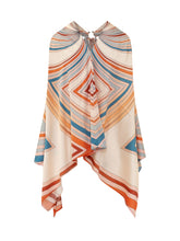 KOSE RESORT - Top Halter con Stampa Geometrica - Multicolore - LIDIASHOPPING® - Official Website